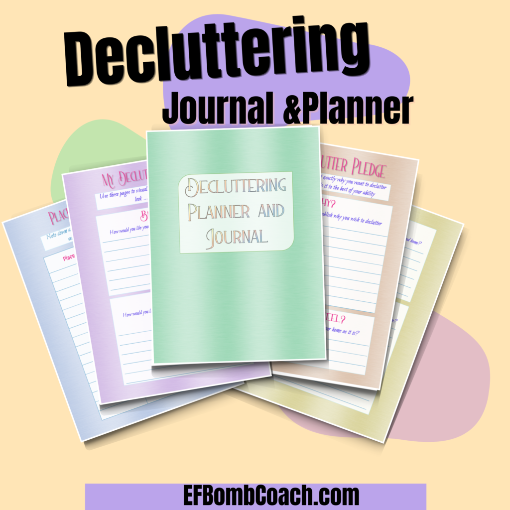 decluttering journal and planner