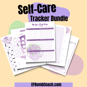 self-care habit tracker bundle