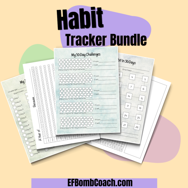 Habit tracker bundle