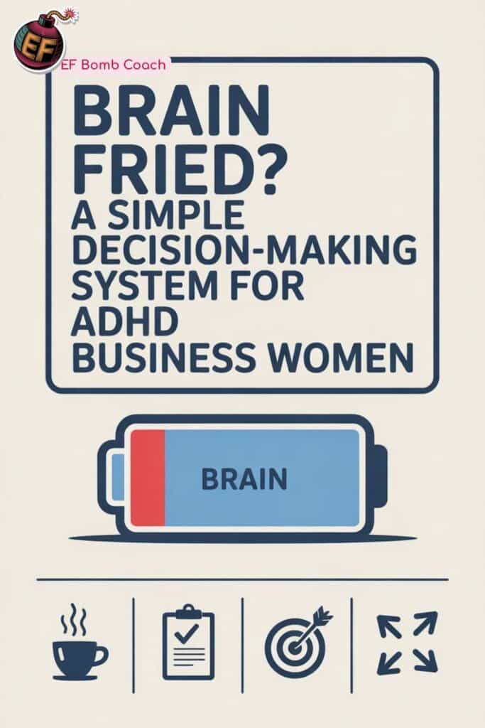 How to Make Business Decisions When Your Brain Is Fried - low battery labeled brain