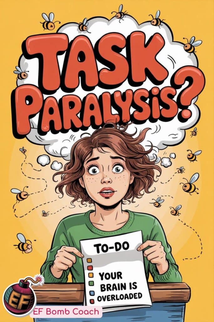 Why Your ADHD Brain Can't Finish Tasks - woman holding to-do list